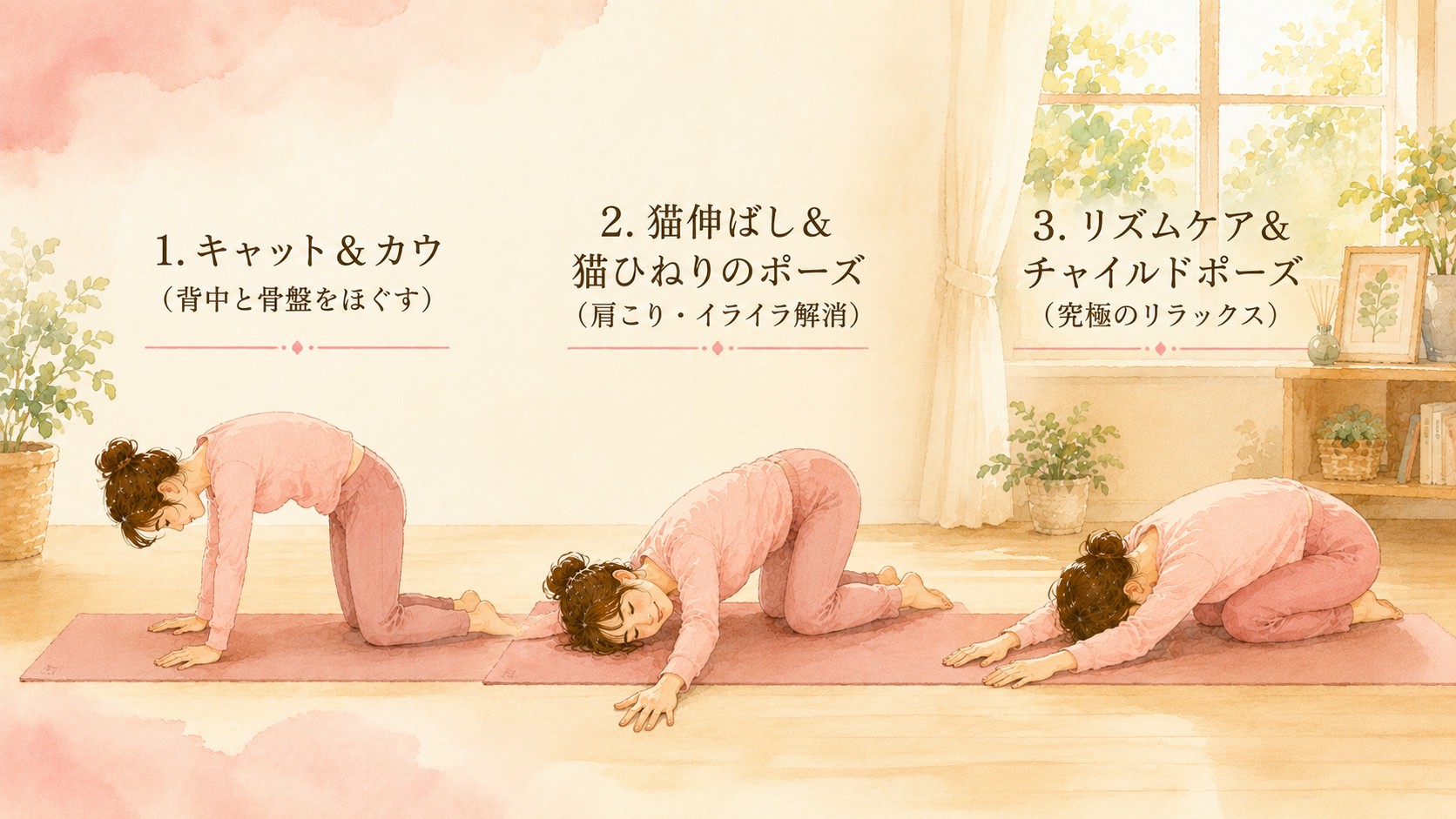 おうちでできる妊活ヨガ